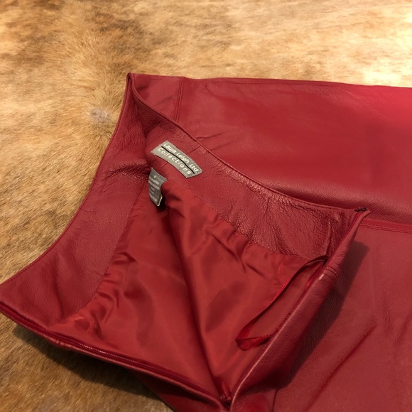 Vintage Leather Skirt - Picture 5 of 7